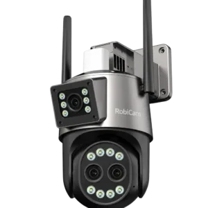RobiCam P8QS 8X – Η Τριπλή Κάμερα που Βλέπει Τα Πάντα | 8X Zoom & Έγχρωμη Νυχτερινή Παρακολούθηση
